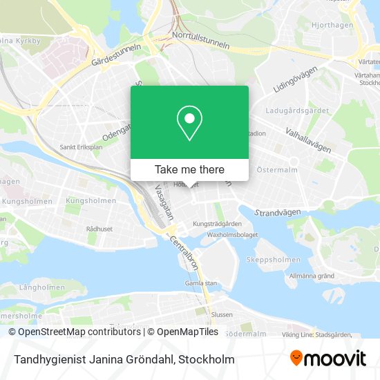 Tandhygienist Janina Gröndahl map