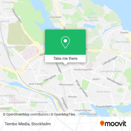 Tembo Media map