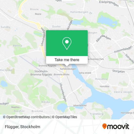 Flügger map