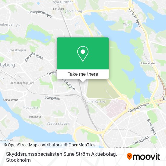 Skyddsrumsspecialisten Sune Ström Aktiebolag map