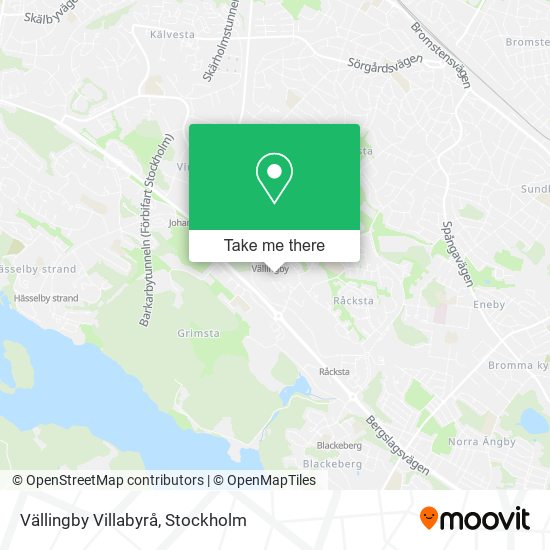 Vällingby Villabyrå map