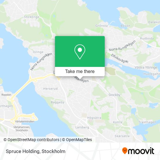 Spruce Holding map