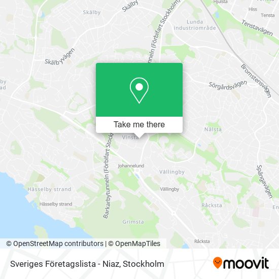 Sveriges Företagslista - Niaz map