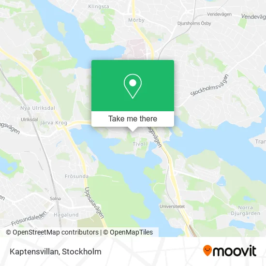 Kaptensvillan map