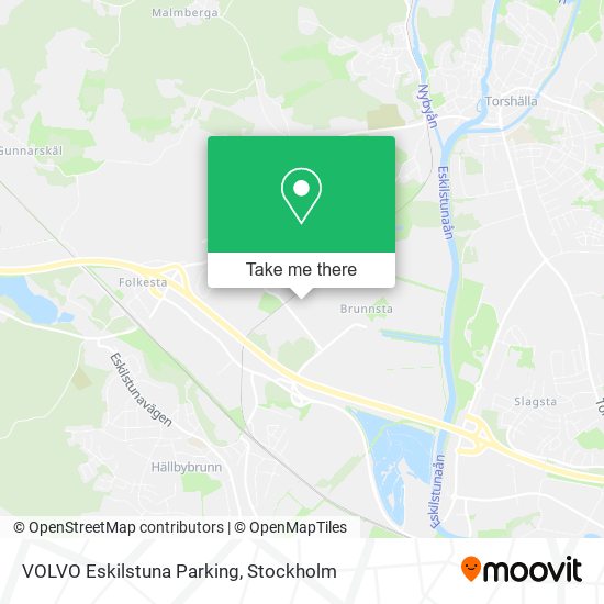 VOLVO Eskilstuna Parking map