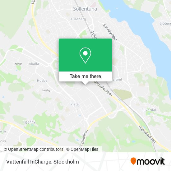 Vattenfall InCharge map