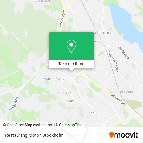 Restaurang Motor map