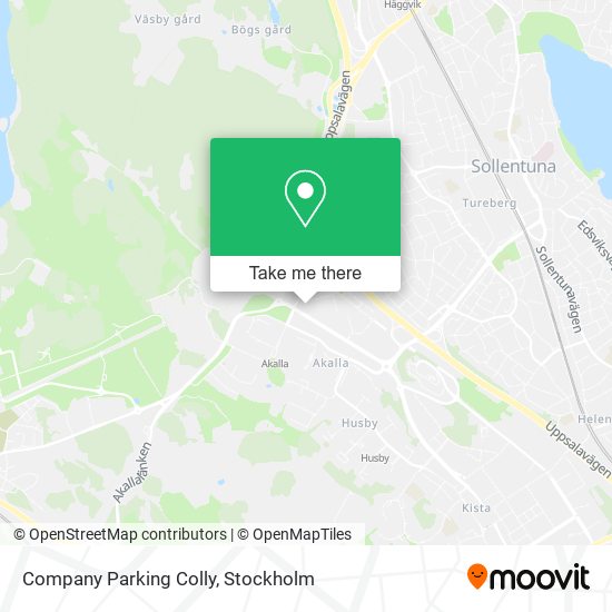 Company Parking Colly map