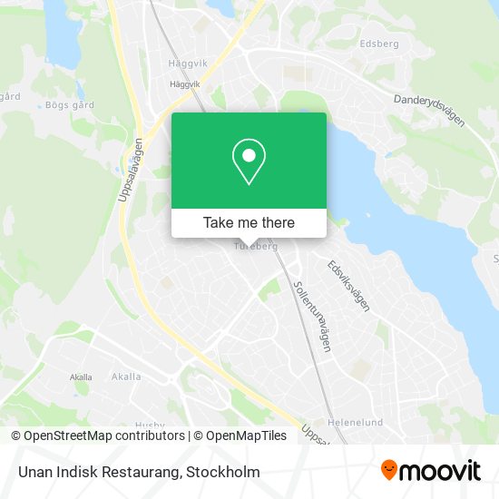 Unan Indisk Restaurang map