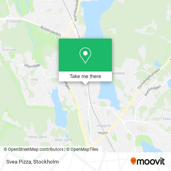 Svea Pizza map