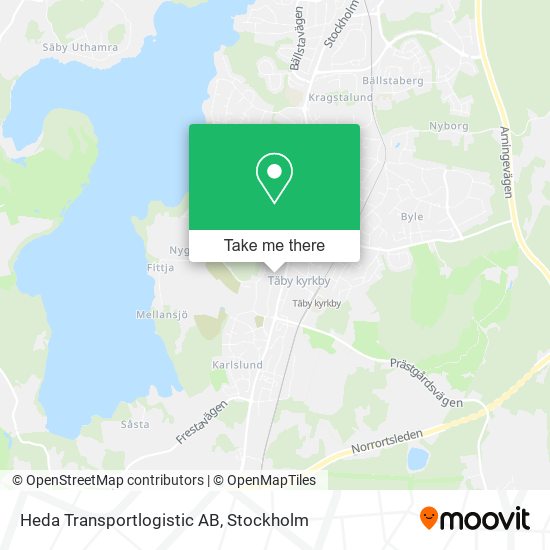 Heda Transportlogistic AB map