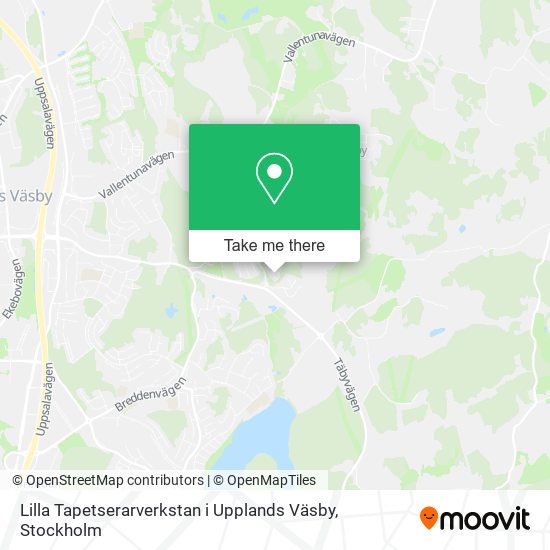 Lilla Tapetserarverkstan i Upplands Väsby map