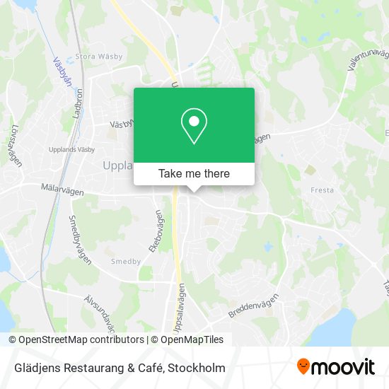 Glädjens Restaurang & Café map