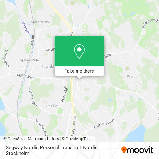 Segway Nordic Personal Transport Nordic map