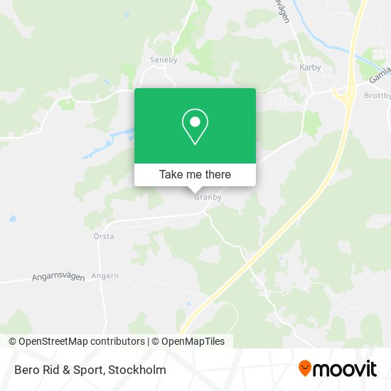 Bero Rid & Sport map