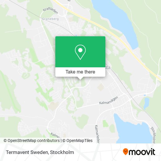 Termavent Sweden map