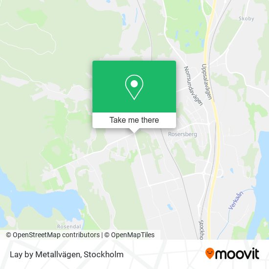 Lay by Metallvägen map