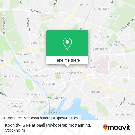 Kognitiv- & Relationell Psykoterapimottagning map