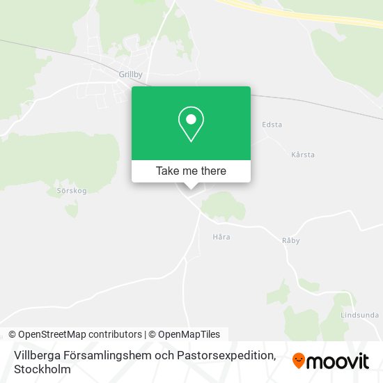 Villberga Församlingshem och Pastorsexpedition map