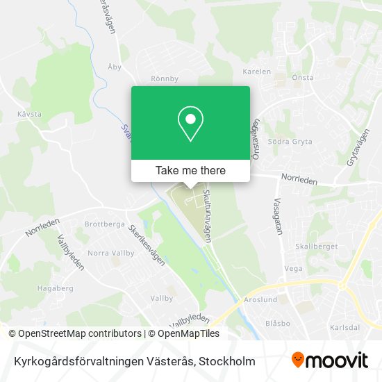 Kyrkogårdsförvaltningen Västerås map