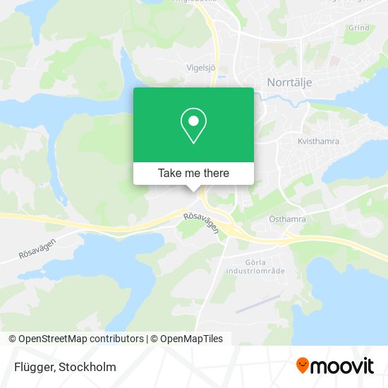 Flügger map