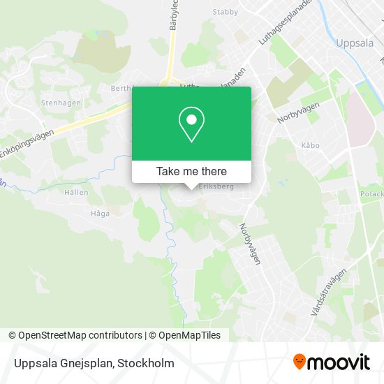 Uppsala Gnejsplan map