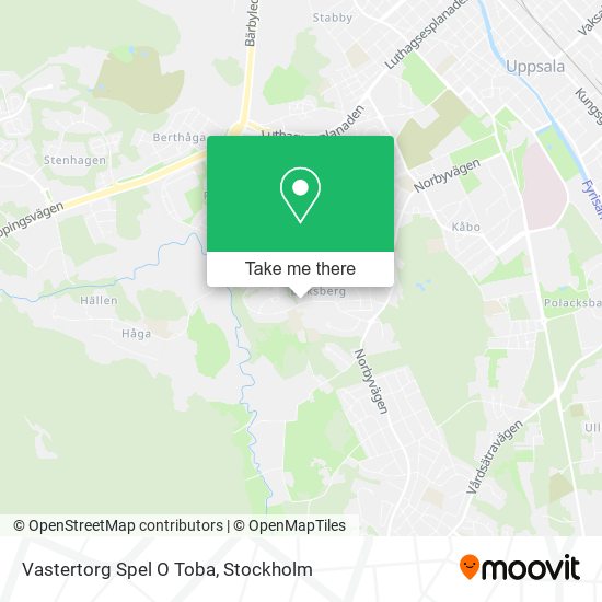 Vastertorg Spel O Toba map