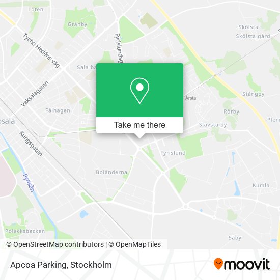 Apcoa Parking map