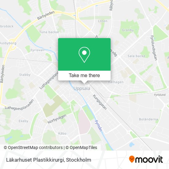 Läkarhuset Plastikkirurgi map