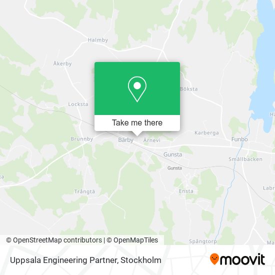 Uppsala Engineering Partner map