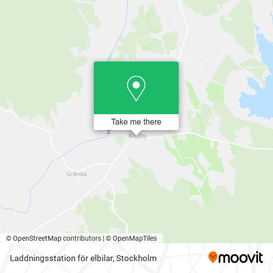 Laddningsstation för elbilar map