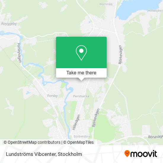 Lundströms Vibcenter map