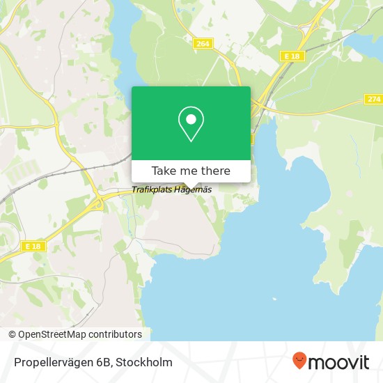 Propellervägen 6B map