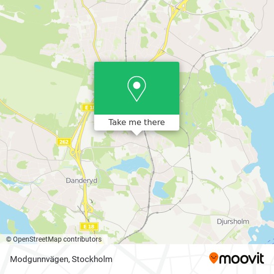 Modgunnvägen map