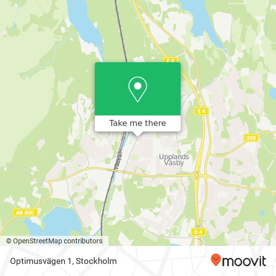 Optimusvägen 1 map