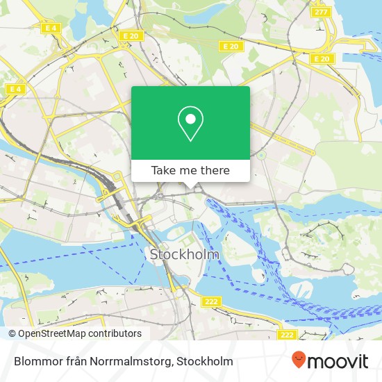 Blommor från Norrmalmstorg map