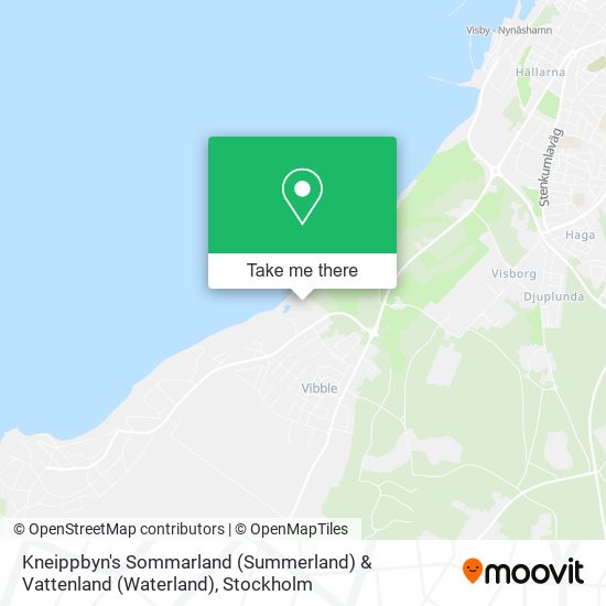 Kneippbyn's Sommarland (Summerland) & Vattenland (Waterland) map