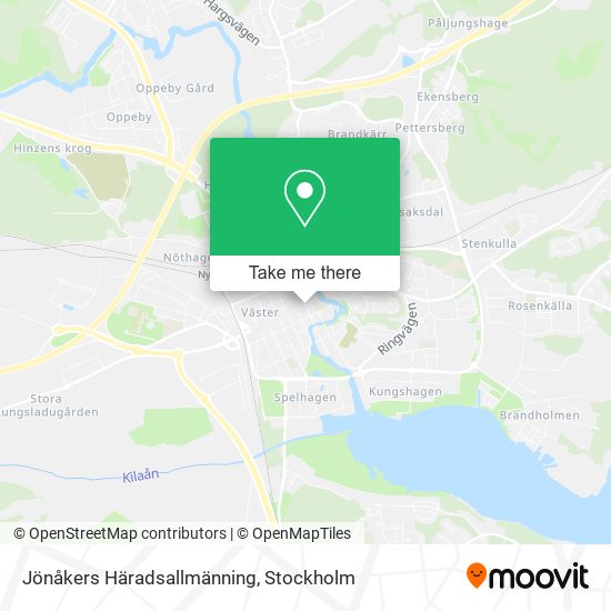 Jönåkers Häradsallmänning map