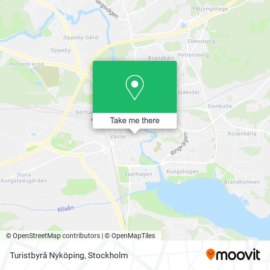 Turistbyrå Nyköping map