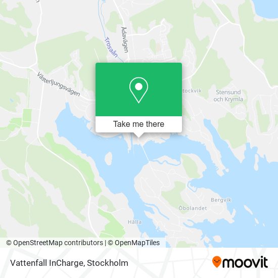 Vattenfall InCharge map