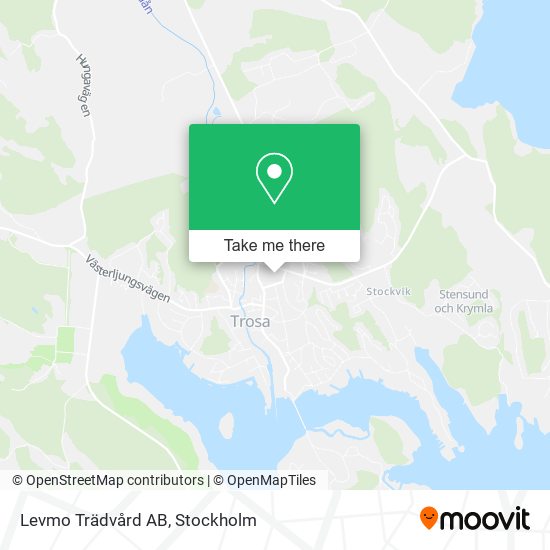 Levmo Trädvård AB map