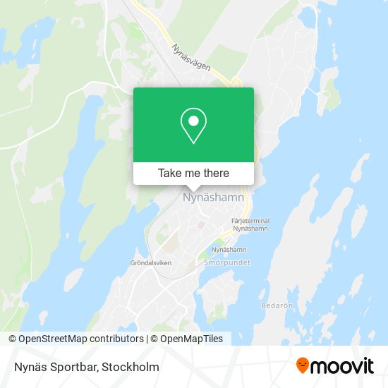 Nynäs Sportbar map