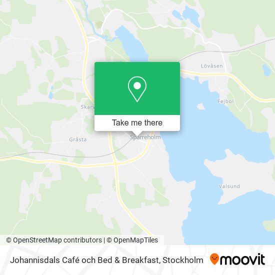 Johannisdals Café och Bed & Breakfast map