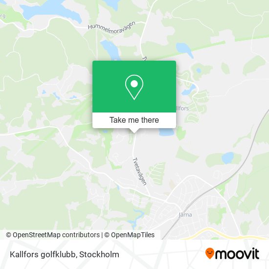 Kallfors golfklubb map