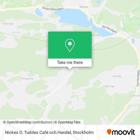 Nickes O. Tuddes Café och Handel map