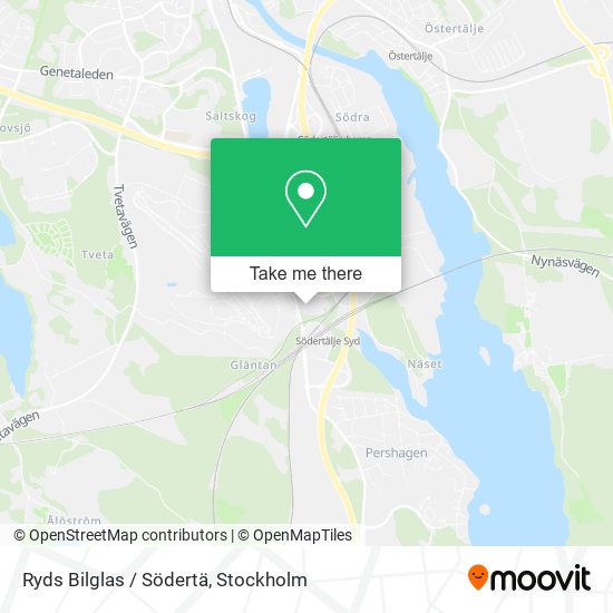 Ryds Bilglas / Södertä map