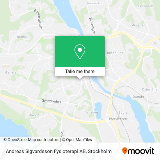 Andreas Sigvardsson Fysioterapi AB map