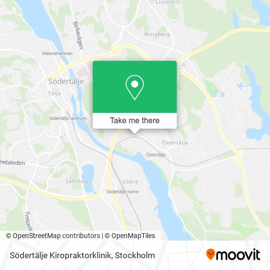 Södertälje Kiropraktorklinik map