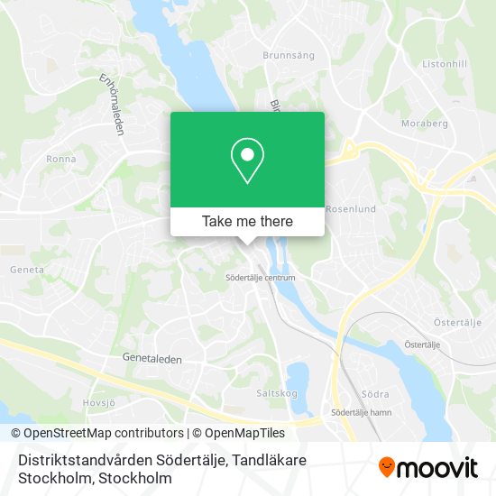 Distriktstandvården Södertälje, Tandläkare Stockholm map