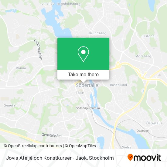 Jovis Ateljé och Konstkurser - Jaok map